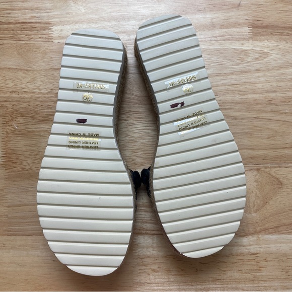 MIDAS "Shelles" Black Plaited Leather Slip On Sandals Slides Size 39 RRP $190 - Picture 6 of 11